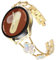 KADES Kompatibel für Samsung Galaxy Watch Armband,20mm Damen Bling armband für Galaxy Watch 7/6/5/4 Armband 40mm 44mm,Edelstahl Armband für Galaxy Watch FE(2024)/Galaxy Watch Active 2,Gold/Schillernd