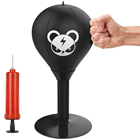 Punchingball Tisch | Punching- & Boxgeräte | Boxbirne Schreibtisch | Büro Punching Ball | Mini Boxsack Für Schreibtisch | Schreibtisch Boxsack | Freistehender Boxsack Für Den Schreibtisch