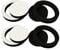 Sweeaau Lautsprecher Fast Rings 16,5 cm 4 Stück Auto Lautsprecher Schaumstoff Schallplatten Verstärker System Schwämme Bass Blocker Kit Autotür Lautsprecher Schaumstoffringe