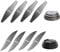 Decespugliatore a batteria senza fili, per decespugliatore da giardino, con base a lama, confezione da 8 (accessori)