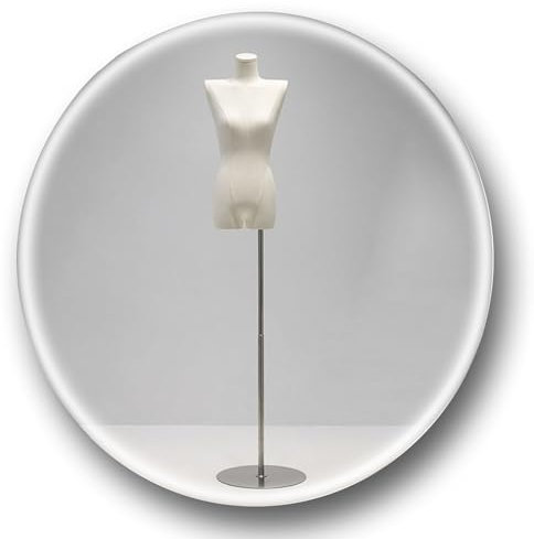 schneiderpuppe Schneiderpuppe Damenbüste Weiblich, Leinen Schaufensterpuppe Weiblich Schneiderbüste mit Metallfuß 120-190cm Einstellbar für Kleiderschmuck Display Fotografie for Clothing Shop Dresses(