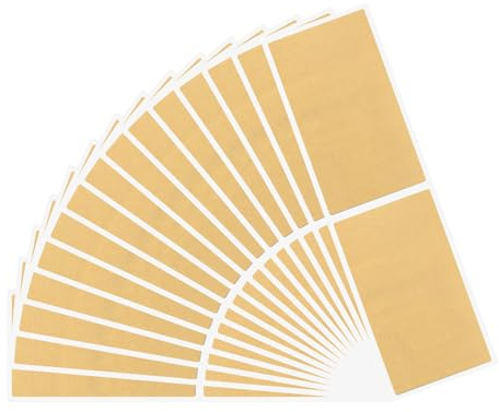 100 Stück 50 x 70 mm Rubbelaufkleber, Silber Rubbel Etiketten, Rubbellose Selber Machen, DIY Rubbeletiketten, Selbstklebendes Rubbeletikett (Gold)