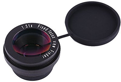1,51X Zoom Sucher -Augenhaut -Lupe, Einfacher Fokus mit 6 Befestigungsbasen für Verschiedene DSLR -Kameras