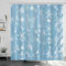 Dazzlewall Tenda Doccia Nautica, Stelle Marine Mare Blu Tenda per Doccia da Bagno Impermeabile 180x180cm, Antimuffa Tessuto Poliestere con 12 Ganci