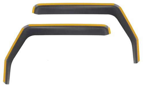 Passend für Jeep Wrangler JK 2007–2018, Seitenfenster-Markisen, Außenwetterschutz, Unterstände, Wind- und Regenschutz, Visier Windabweiser Auto Windabweiser(2Pcs)