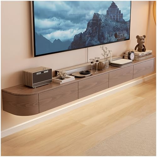 TV-Schrank 240 cm lang,TV Lowboard 30 cm Breite,Fernsehtisch mit 2 Schubladen,2 Klappenfächer,2 Eckaufbewahrungsbox,TV Fernsehtisch oder stehend,TV Tisch für Fernseher bis zu 95 Zoll,für Wohnzimmer