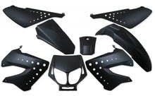 StylePro Verkleidung Verkleidungsset Carbon kompatibel mit Aprilia SX 50 | 8-teiliges Set mit Tankverkleidungen, Kotflügeln und Lenkerverkleidung kompatibel mit Derbi Senda 50 SM X-Treme 2006-2010