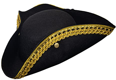 Dress Up America Kolonialhut Für Erwachsene Und Jugendliche – Schwarzer Historischer Kolonialhut Für Herren