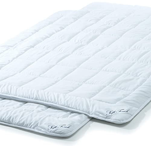 aqua-textil Soft Touch Duo Bettdecke 2er Set 140 x 200 cm Steppdecke ca 1260g Füllung atmungsaktiv warm Winter Decke Oeko-TEX