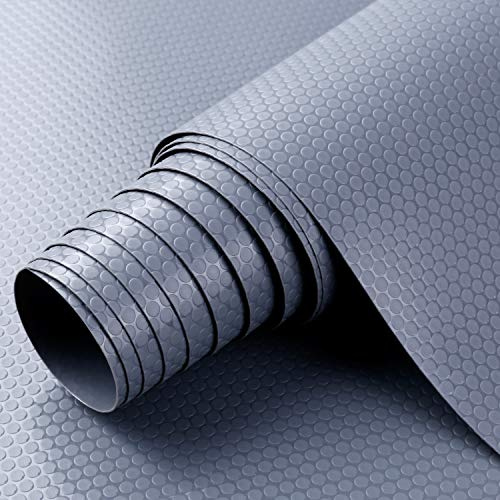 HooTown Regaleinlage für Küchenschubladen, Nicht klebendes Eva-Material, Kühlschrank-Einlagen mit wasserfesten, langlebigen Kühlschrank-Tischmatten Schrank, Schubladeneinlage, grau, 30 x 199,9 cm