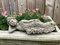 Statua di Buddha orientale in pietra ricostituita | Ornamento da giardino in cemento