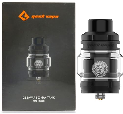 GeekVape Z Max Tank 4ML de capacidad Atomizador para cigarrillos electrónicos 810 Drip Tip con bobina de la serie M Flujo de aire ajustable Vaporizador