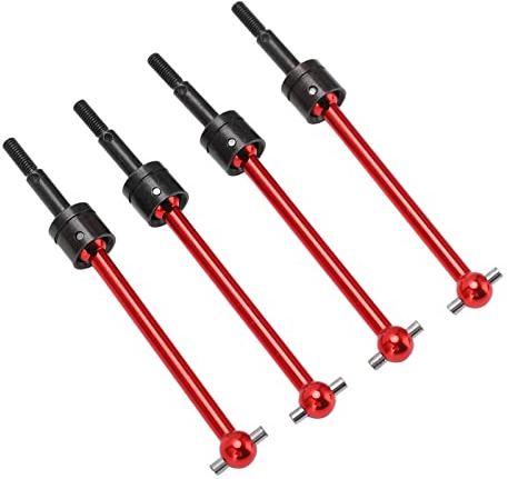RC CVD Antriebswelle, 1/10 Metall Universal Car CVD Antriebswelle Kompatibel für TT02B(rot)