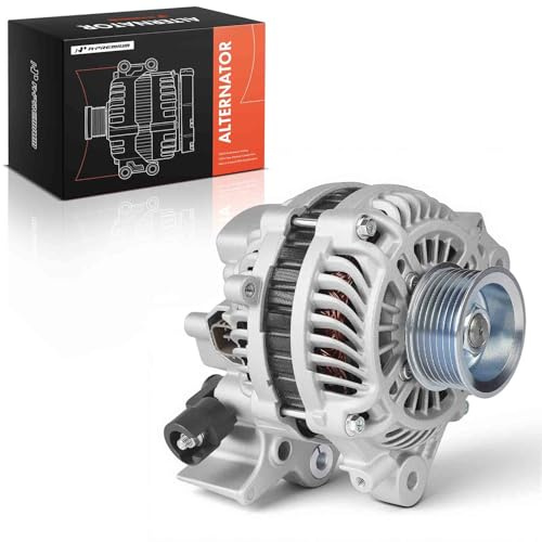 A-Premium Alternator Compatible with Honda Civic 2006 2007 2008 2009 2010 2011 L4 1.8L, 80A 12V CW 7-Groove Pulley, Replace# 31100RNAA01, 31100RNAA012M2