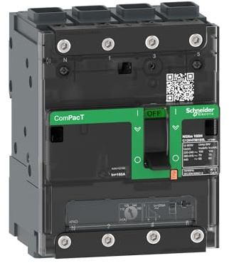 Schneider Electric ComPacT NSX C11N, Leistungsschalter MCCB 4-polig, 50A, Fest