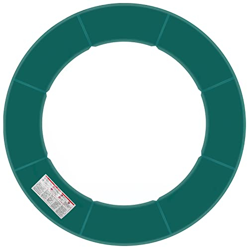 Baunsal® Trampolin Randabdeckung Ø 275 cm mit 30 cm breite in grün und 20 mm dick uv-beständig reißfest Trampolin Ersatzteile Trampolin Rahmenpolsterung Schutzrand für das Trampolin Outdoor
