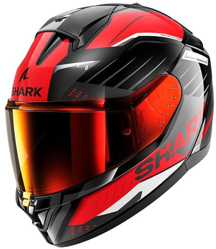 SHARK, Integraler Motorradhelm RIDILL 2 BERSEK Black/Red KRA, XS