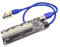 TEITEYER PCIE PCI-E PCI Express X1 to PCI Riser Card Bus Card High Efficiency Adapter Converter USB 3.0 Cable for Desktop PC