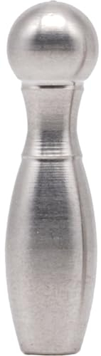 Anosta Edelstahl Kegel - Kegelpins fürs Kegeln und Bowling (25 mm)