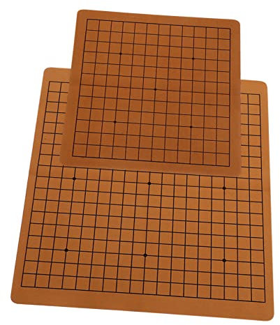 SAFIGLE Portátil 2 Piezas Go Board Juego De Mesa De Pradera Tablero De Juego Clásico Go Juego De Torre Oscura Tablero De Ajedrez Enrollable Juego De Ajedrez Tableros De Ajedrez Plegables