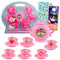 Hello Kitty Set da tè per feste - Set da tè da 13 pezzi con tazze da tè Hello Kitty e piattini, bollitore da tè più adesivi, altro ancora | Set di teiera Hello Kitty per ragazze