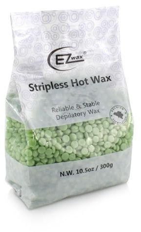 EZWAX Stripless Wax Beads 300g Tea Tree Health & Personal Care, Shaving & Hair Removal Waxing, Body, face, eyebrows, lips, arms, underarms, chest, bikini and legs