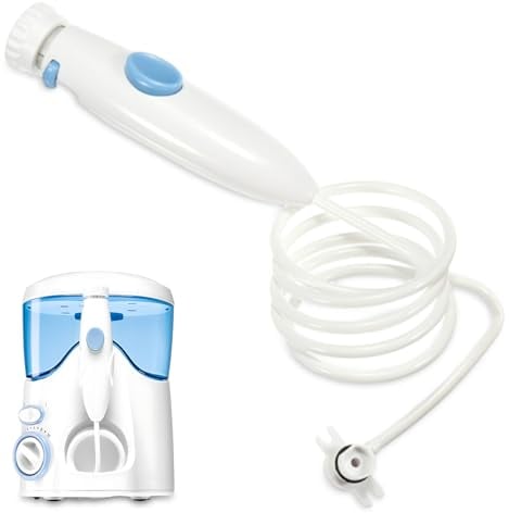 Wasser Flosser Munddusche Munddusche Ersatzröhre Schlauchgriff Ersatz Für WP-100,Wasserflosser Kunststoffgriff Schlauch Zubehör Für Mundhygiene Kompatibel Mit Für WP-100 Sunlera Ersatzteile