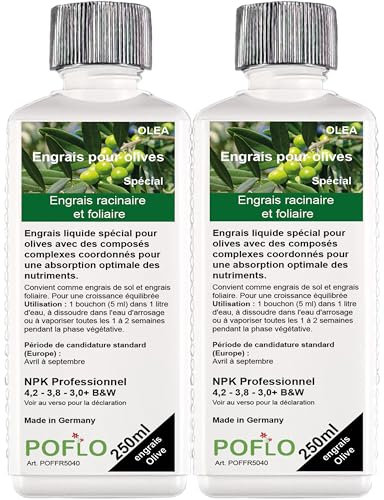 Engrais liquide pour olives Engrais HIGH-TECH pour oliviers 500 ml