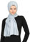 Prien Hijab Kopftuch für Damen, Muslimische Kleid Schal, Kopftücher für Mädchen, Islamische Langer Scarf, Chiffon Turban Kleider für Ramadan (Grau)