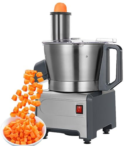 Dfdieratve 3 in 1 Electric Vegetable Chopper, Multifunctional Chopper Vegetable Cutter Slicer Dicer Machine Automatic Cutter for Onion Shredder Potato Slicer, for Commercial Home Use