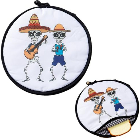 Oaygat 12 Tortilla Warmer Pouch Microwavable Insulated Bag Tortilla Pouch Holder Server Microwavable Tortilla Warmer Bag Tortilla Holder Warmer Pouch Tortilla Keeper Holder to Keep Warm for Corn