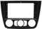 Fascia d'autoradio 2 Din compatible avec la série 1 E88 E82 E81 E87 2004-2011 Auto stéréo Audio DVD support de lecteur panneau tableau de bord Kit cadre Accessoires de commande centrale(Manual AC)