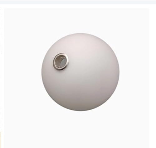 Abat-jour Globe en verre E27/trou 4cm E14/trou 2.7cm, douille filetée, abat-jour en verre blanc mat, accessoires de bricolage 1 pièce(E27 D15cm)