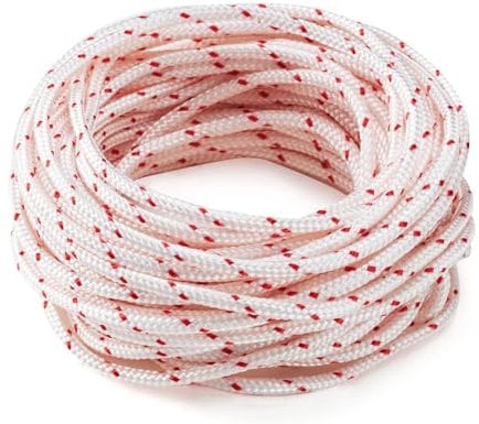 Starterseil, 10 Meters 3,5 mm Ersatz Starterseil, Rasenmäher Seilzug, Zugseil für Wäschespinne, für Rasenmäher, Motorsäge, Schneefräsen, Gartengeräte Baugeräte, Kantenschneider