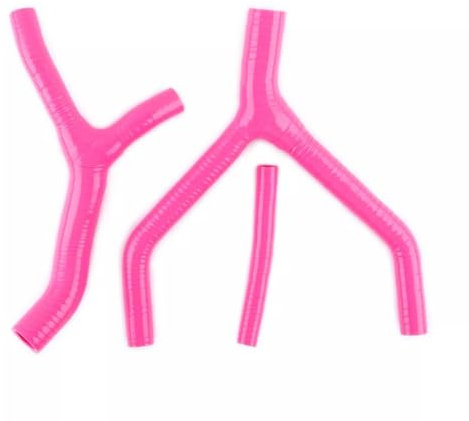 LUXERAD # Tuyau de radiateur en silicone rose pour Yamaha YZ 125 YZ125 1989-1992