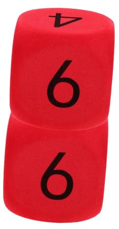 QUMIIRITY 6 cm Großes Riesiges Weiches Würfelset Nummerierte Weiche Schaumstoffwürfel Für Kinder Für Partys Im Klassenzimmer Und Lernsitzungen