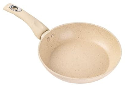 Cabilock Maifan Stein-bratpfanne für Steaks mit Griff Kleine Antihaftbeschichtete Bratpfanne Robuste Hochwertige Pfanne für Einfaches Kochen