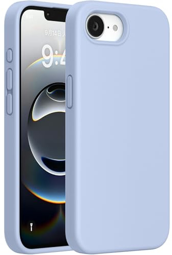 miracase for iPhone 17e Case/16e Case, Drop Protection, Lightweight | Scratch-resistant, Anti-Slip, Soft Touch, Shockproof Silicone Phone Case for iPhone 16e, 6.1,Lilac Purple