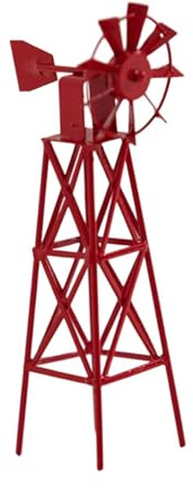 Mini-Windmühle aus Kunstharz, für Feengarten, 10 cm hoch, Statue für Blumentopf, Innen- und Außendekoration