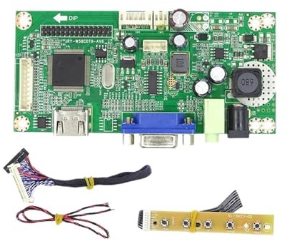 M215HGE-L21 HM215F01 HR215WU1 M215HW03 LTM215HT05 LM215WF4 Controller Board HDMI Und VGA DC12V LVDS LED 1920x1080 DIY Display, Monitor Zubehör(12V Power Adapter)