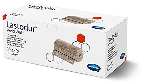 Lastodur Langzugbinden weich/soft 12 cm x 7 m 10 Stück