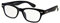 I NEED YOU Lesebrille Woody / +2.00 Dioptrien/Schwarz, 1er Pack