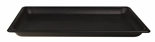 Pentole Agnelli ALSA182SS40 Teglia Gastronorm 1/1, Antiaderente Interno/Esterno, Alluminio, 53 x 32.5 x 4 cm