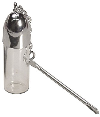 Fläschchen mit Löffel - H 43mm --ab 24 Stück - im Display