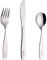 Exzact Cubertería Infantil 3 Pieza para niños de Acero Inoxidable - 1 x cena cuchillo, 1 x cena tenedor, 1 x cena cuchara (Perro Gato Conejo x 3)