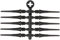 Cosmo Darts - Fit Point Plus - 50er Pack Schwarz