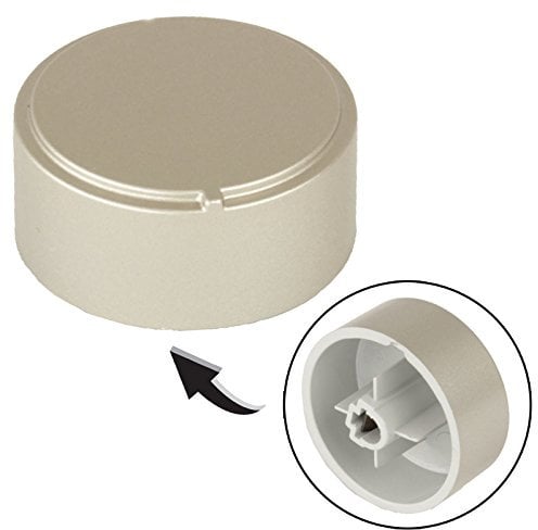 SPARES2GO Bouton de commande argenté pour four/cuisinière Ariston