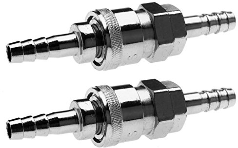 4Pcs 8mm Gas Lpg Hose Copper Nozzle Coupling Quick Release Connector for BBQ/Patio heater hose assemblies
