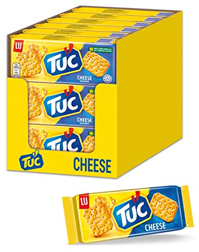 TUC Cheese 18 x 100g - Fein gesalzene Cracker mit Käsegeschmack