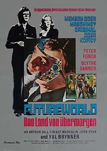 Futureworld - Das Land von Übermorgen (1976) | original Filmplakat, Poster [Din A1, 59 x 84 cm]